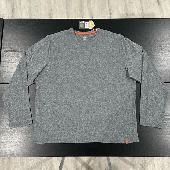 The American Outdoorsman Heather Grey Long Sleeve Shirt - 2XL - Picture 1 of 6